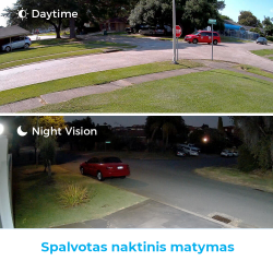 PTZ kamera, PoE, 8MP, 5xZOOM, 60m IR/LED, auto-sekimas, IP66, RLC-823A
