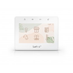 Klaviatūra INT-TSG2-W, Integra centralėms, 4.3" LCD liet jautrus ekr., balta