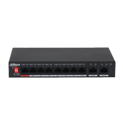 8 prievadų, 8 PoE komutatorius PFS3010-8ET-96-V2, 8PoE, 2 uplink
